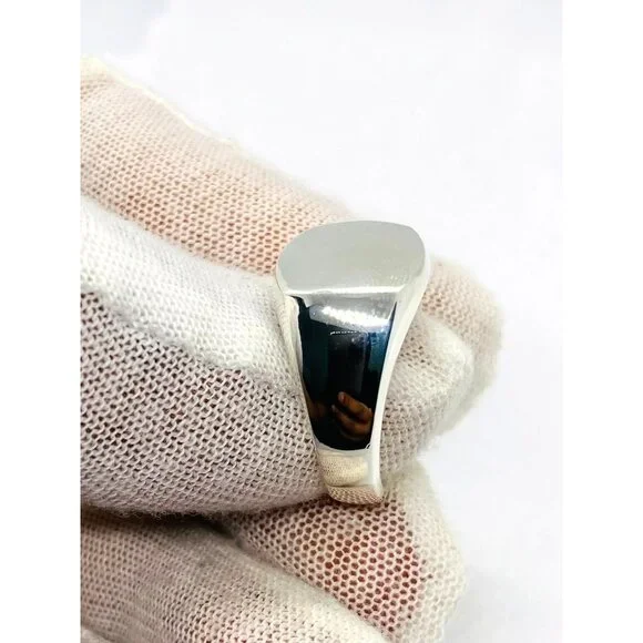 David Yurman Signet Sterling Silver 925 Size 8 .75
